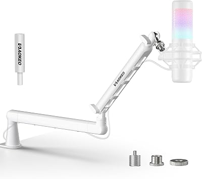 Aokeo AK-55 Microphone Arm Desk Low Profile Adjustable Boom Arm