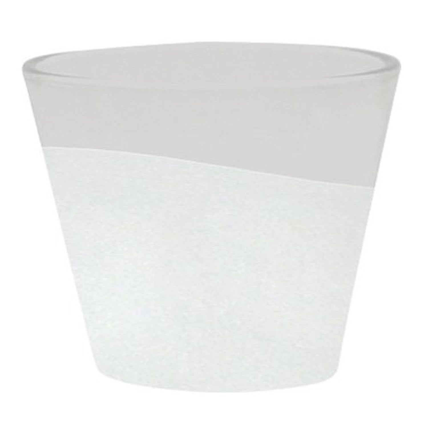 Yankee Candle "Serene Sandblast Votive Holder, Glass, Grey