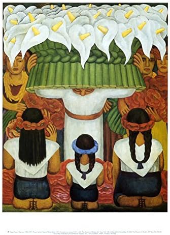 Poster Flower Festival Feast Of Santa Anita 1931 Art Print By Diego Rivera 11x14 Fine Art Print By Diego Rivera 11x14 By Discount Amazon Fr Cuisine Maison