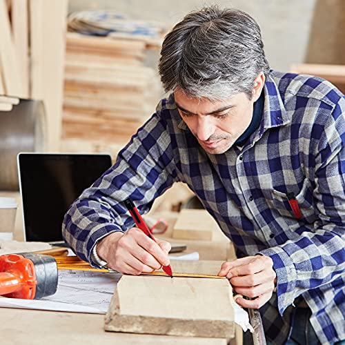 3 Sets Mechanical Carpenter Pencil and Carpenter Pencil Lead