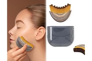 Lymphatic Contour Face Brush, The Lymphatic Drainage Massager for Face, Soft Dry Brushing Beauty Tool for Chin & Jawline Scul