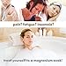 WNOPA Magnesium Salt Bath Flakes (7 lb) - Pure Magnesium Chloride Easier than Epsom Salts for Soaking - Extracted from the Dead Sea & Packaged in Canada - Bonus Glass Spray Bottle for Magnesium Oil
