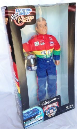 JEFF GORDON #24 Winner's Circle STARTING LINEUP 50th Anniversary NASCAR 12" Tall Fully Poseable ACTION FIGURE [(Dated 1998)