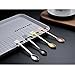 ZBGOROW Cute Cat Spoons for Stirring Coffee and Tea, 4.6 Inches Mini Spoons, 18/8 Stainless Steel Spoon Set, in 4 Assorted Colors