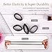50 Pieces Cotton Hair Ties Hair Bands Elastics Ponytail Holders in 3 Colors for Thick Hair- Plainless Traceless soft Elastic Hair Rubber Bands Headband Scrunchies Hair Accessories for All Hair Types