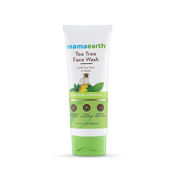 mamaearth tea tree scrub