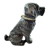 Lulu Decor, Cast Iron Dog Door Stopper, Doorstops, Sculpture, Dog Statue (Black 4.50 lbs)