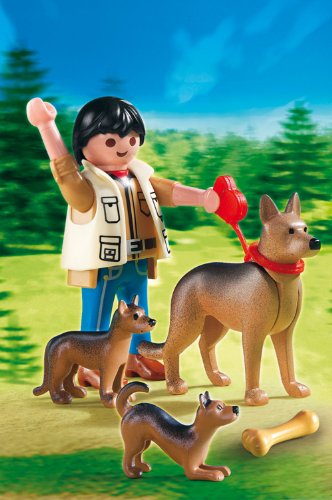 PLAYMOBIL 5211 - Schäferhündin mit Welpen – Bild 3