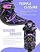 2pm Sports Vinal Girls Adjustable Flashing Inline Skates, All Wheels Light Up, Fun Illuminating Rollerblades for Kids and Ladies - Violet S