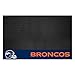 Fanmats 12183 NFL Denver Broncos Vinyl Grill Mat, Black, 26