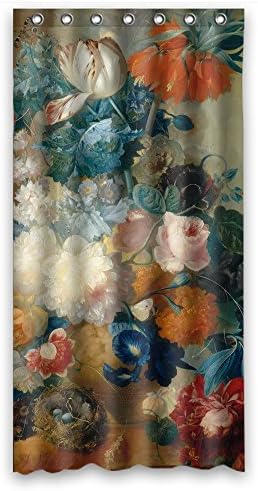 Sunsmiles Shower Curtains Art Bathroom drape Width X Height / 36 X 72 Inches / W H 90 By 180 Cm Famous Classic Art Painting Flowers Blossoms