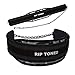 Dip Belt By Rip Toned - 6" Weight Lifting Pull Up Belt With 32" Heavy Duty Steel Chain & Bonus Ebook - For Powerlifting, Xfit, Bodybuilding, Strength & Training - Lifetime Replacement Warranty