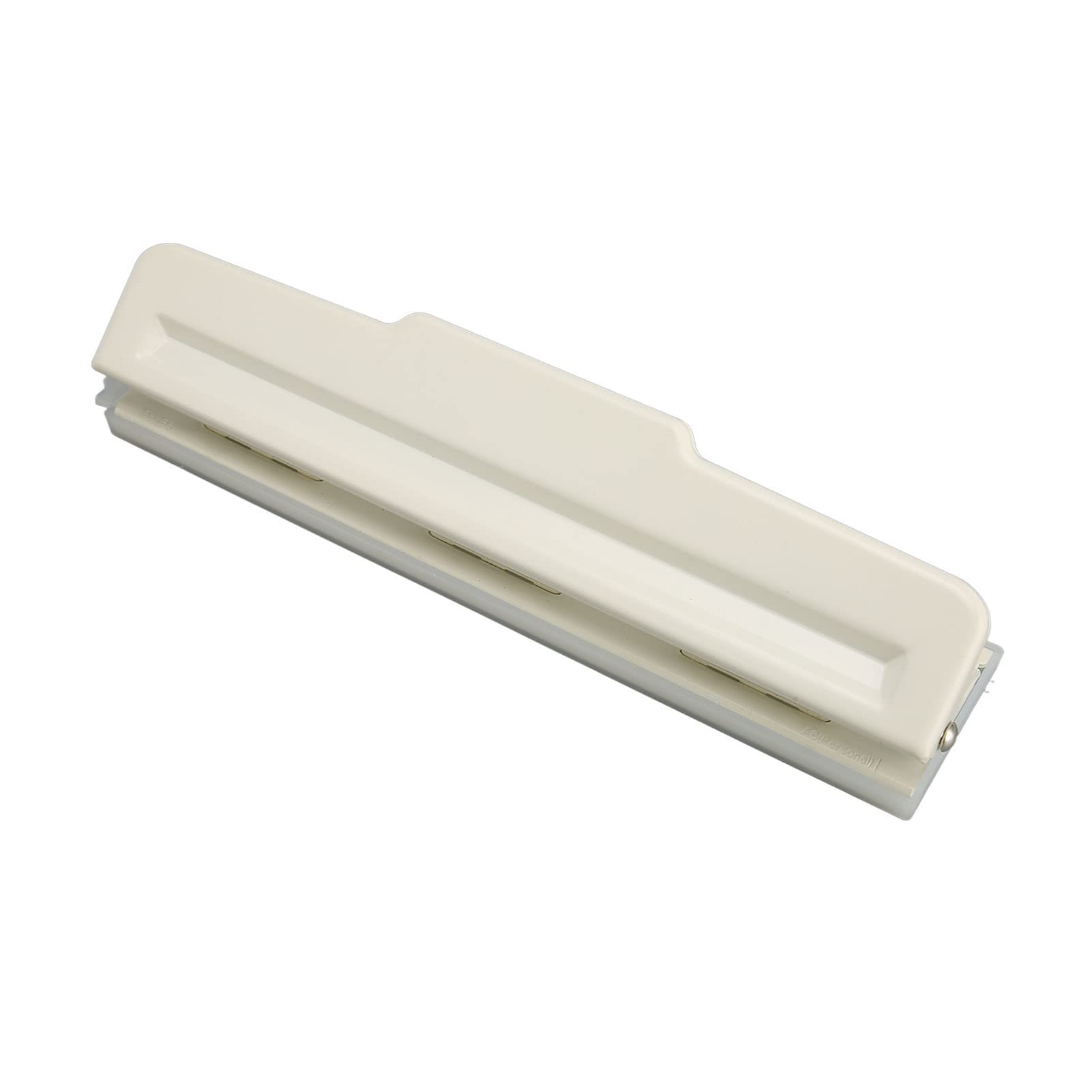 Paper Punch 9 Holes Punch,Adjustable White Paper Punch Puncher for Planner Inserts,Anti Slip DIY Papers Puncher