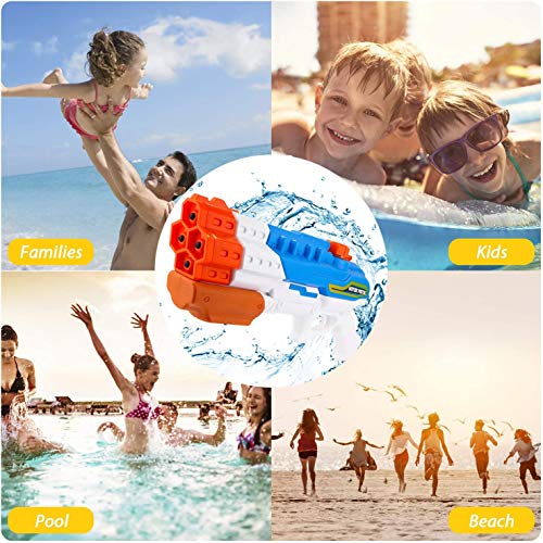 ANDSTON Water Gun for Kids, Squirt Guns with Large Capacity 1200CC Water Blaster Soaker Up to 10M Range, Water Shoot Toys for Boys Swimming Pools Guns Beach Party Favor Shooter Fight Play Toys