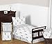 Grey Deer Foldable Fabric Storage Cube Bins Boxes Organizer Toys Kids Baby Childrens for Woodland Deer Stag Collection by Sweet Jojo Designs - Set of 2