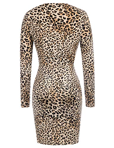 51aJHQX%2BROL GRACE KARIN Mujer Vestido Ajustado Color Sólido Elegante Sexy con Cuello V GRACE KARIN Mujer Vestido Ajustado Color Sólido Elegante Sexy con Cuello V - Imagen 3