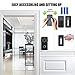 Video Doorbell Wireless Doorbell Camera IP5 Waterproof HD WiFi Security Camera Real-Time Video for iOS & Android Phone Night Light (Black)