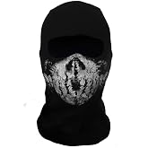 Surprise Mask Skull for Ghost Motorcycle Mask Face Mask Black