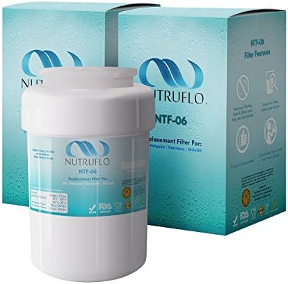 2 Pack NuTruFlo GE MWF SmartWater Compatible Refrigerator Water Filter