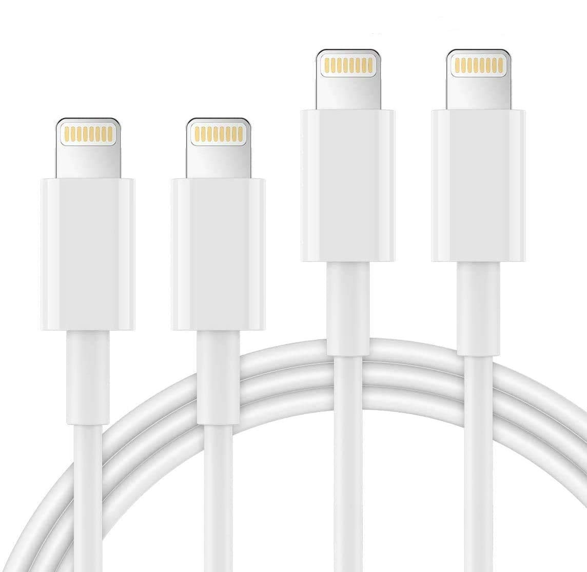 Amazon Com Aunc Iphone Charger 4pack 3 3 6 6feet Long Usb Charging Cable High Speed Connector Data Sync Transfer Cord Compatible With Iphone Xs Max X 8 7 Plus 6s 6 Se 5s Ipad Industrial Scientific