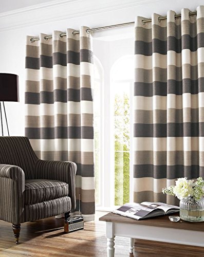 Cortinas A Rayas Grises - sleek body method