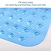 Baobë Bathtub Mat Non-Slip Shower Bath Mat for Baby Kids Elder Washable Natural Rubber Blue 39