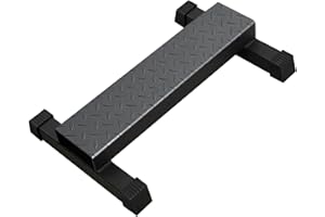 BLUSLM Upgraded Calf Raise Bar, Wide and High Standing Calf Raise Machine for Calf Stretching, Squat, Foot Stretch workout, Anti-Slip Solid Steel Calf Block