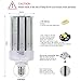 100W LED Corn Light Bulb Large Mogul Base E39 LED Bulb AC100-277V 5000K Daylight LED Replacement 400w Metal Halide HID HPS light bulb for Industrial Commercial Workshop Garage Warehouse High Bay light