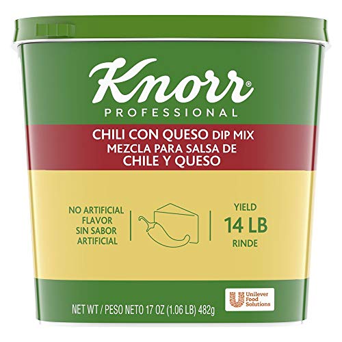 Knorr Professional Chili Con Queso Dip Mix Vegetarian, No Artificial Flavors or Added MSG, 0g Trans Fat, 1.06 lbs, Pack of 6