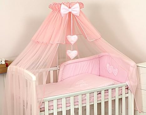 pink baby cot