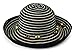 Wallaroo Women's Breton Sun Hat - UPF 50+ - Packable, Black