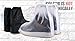 1 Pair of Men Anti-slip Reusable Rain Shoe Covers Waterproof Shoes Overshoes Boot Gear (XL)