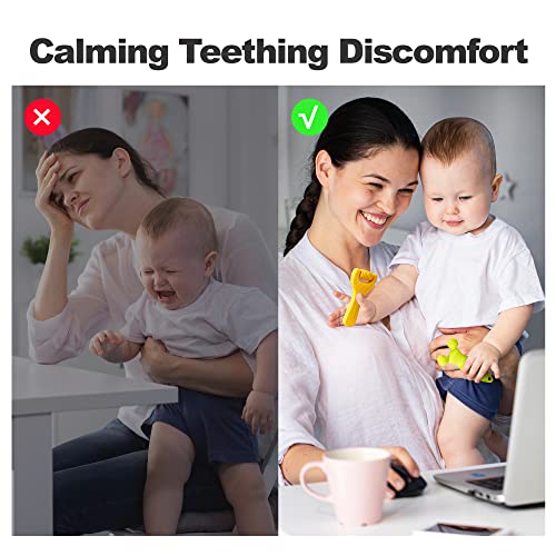 Baby Teething Toys 5 Packs ,Conforms to Baby Sucking Breast Milk Habit