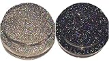 Calavera Cosmetics Holographic Silver & Black Glitter For Eyeshadow / Eye Shadow / Eyes / Face / Lips / Nails Makeup Glitter Dust Shimmer - Compare to NYX - Loose Cosmetic Glitter / Nail Art