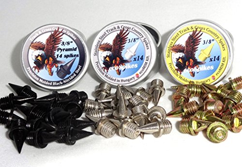 TRIPLE PACK - 3/8 inch Steel Track and Cross Country Spikes - Thumbnail 4
