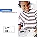 Portable CD Player, Small CD Player for Car, USB Cable Anti-Skip Protection Shockproof Music Player, Personal Walkman Player with Stereo Headphones (White)