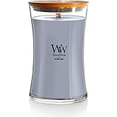 WoodWick Hypnoflora Scented Large Hourglass Candle, Crackles as it burns, Up to 180 hrs burn time, Perfect for gifting or home décor, 21oz