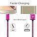 Android Charger Cable, Ououdee Premium 3-Pack Extra Long 6FT Nylon Braided Hi-Speed USB 2.0 A Male to Micro B Data Charger Cable for Samsung Galaxy S7, S6 Edge, HTC, Sony, Nokia, LG, PS4 and More