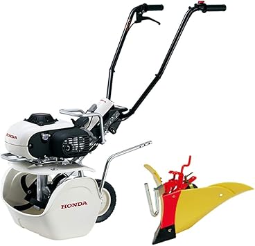 Amazon ホンダ 耕運機 カセットボンベ式ガス ピアンタ Fv0 ニューイエロー培土器セット 耕うん機