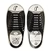 SUNFUNG Pack of 6 Lazy No Tie Silicone Shoelace for Adult and Kids Waterproof Rubber Flat Running Shoe Laces for Sneakers Board Shoes Casual Shoes and Boots（4 Pairs for Adult with 2 Pairs for Kids