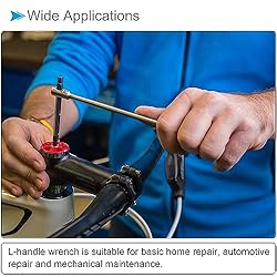 CoCud T-Handle Hex Key, 8mm Hex, CR-V Steel Metric