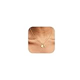 Robaice Cross Necklace for Women 14K Gold Plated