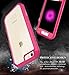 iPhone 6S Case, iPhone 6 Case, Style4U Slim Shock Absorbent Scratch Resistant Full Body Protection Hybrid Armor Defender Case for Apple iPhone 6S / 6 with 1 Stylus [Hot Pink]