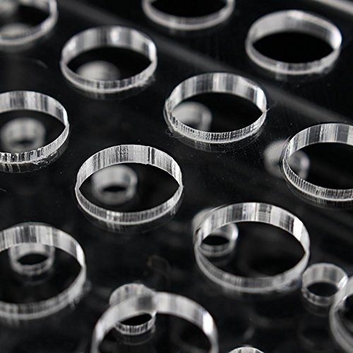 Gracefulvara Plastic Testing Tubes Rack Holder Storage