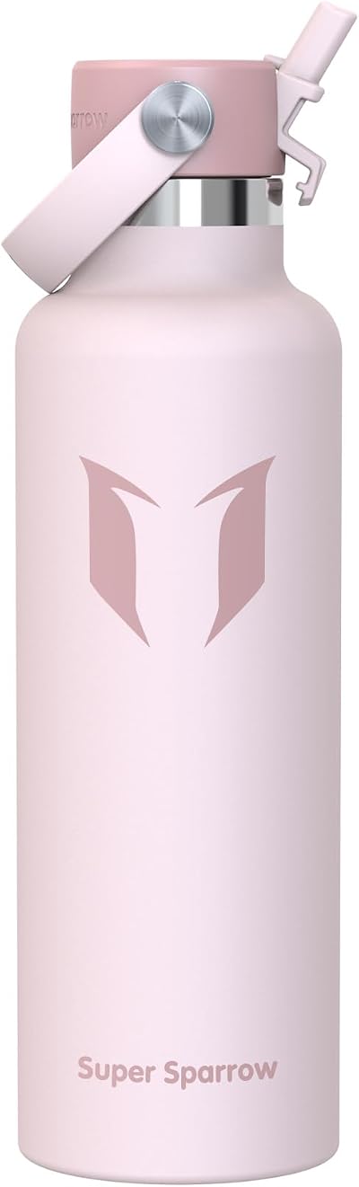 Super Sparrow Sparrow Insulated Water Bottle 750ml with FlipFlow Straw Lid