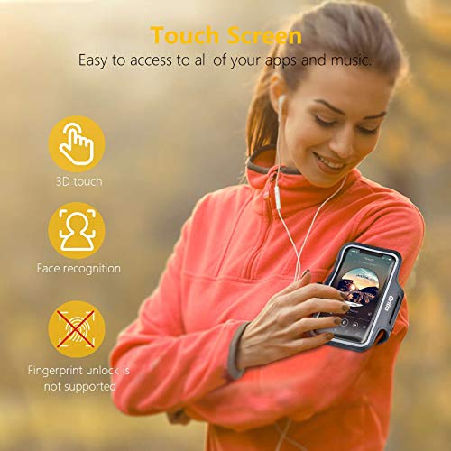 Gritin Sportarmband voor mobiele telefoon voor iPhone SE (2020)/12/12 Pro/12 Mini/11/11 Pro/XS/XR/7/8 tot 6,1 inch… - Image 4