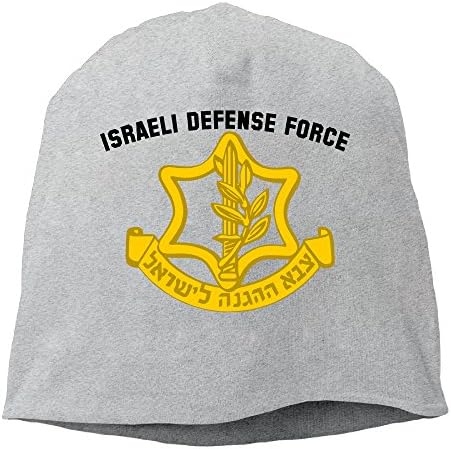 Idf(ISRAELI DEFENSE FORCE) Hat Beanies Cap Ash