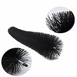 Hedgehog Gutter Brush Guard 100mm Black 4m Leaf Debris Blockage Prevention 24m view 3