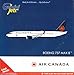 GeminiJets Air Canada B737 MAX 8 C-FTJV 1:400 Scale Diecast Model Airplane, White