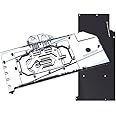 Copper GPU Water Cooling Block GPU Waterblock Graphics Card Water Cooling Block with Backplate for MSI Radeon RX7900XTX Gaming Trio Classic 24G (12V)